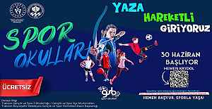 BÜYÜKŞEHİR'İN YAZ SPOR OKULLARI İÇİN GERİ SAYIM BAŞLADI
