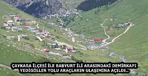 ÇAYKARA İLÇESİ İLE BABYURT İLİ...