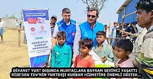 DİYANET YURT DIŞINDA MUHTAÇLARA BAYRAM SEVİNCİ YAŞATTI  RİZE’DEN TDV’NİN YURTDIŞI KURBAN HİZMETİNE ÖNEMLİ DESTEK...