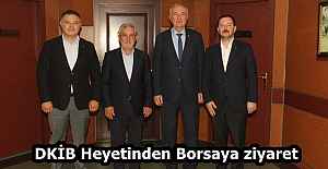 DKİB Heyetinden Borsaya ziyaret