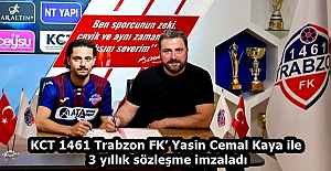 KCT 1461 Trabzon FK’ Yasin Cemal Kaya ile 3 yıllık sözleşme imzaladı