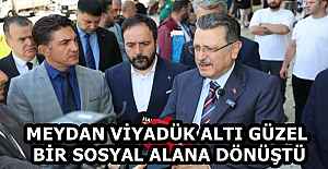 MEYDAN VİYADÜK ALTI GÜZEL BİR SOSYAL ALANA DÖNÜŞTÜ