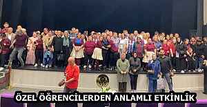 ÖZEL ÖĞRENCİLERDEN ANLAMLI ETKİNLİK