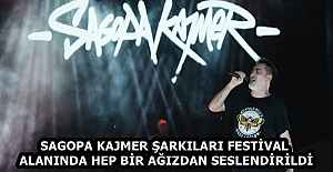 SAGOPA KAJMER ŞARKILARI FESTİVAL ALANINDA HEP BİR AĞIZDAN SESLENDİRİLDİ