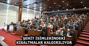 ŞEHİT İSİMLERİNDEKİ KISALTMALAR KALDIRILIYOR