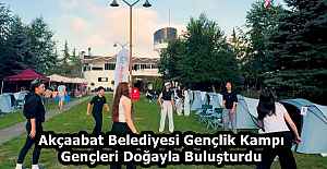 Akçaabat Belediyesi Gençlik Kampı Gençleri Doğayla Buluşturdu