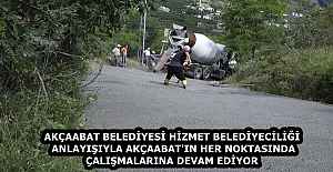 AKÇAABAT BELEDİYESİ HİZMET BELEDİYECİLİĞİ ANLAYIŞIYLA AKÇAABAT'IN HER NOKTASINDA ÇALIŞMALARINA DEVAM EDİYOR