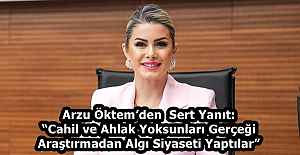 Arzu Öktem’den  Sert Yanıt: “Cahil ve Ahlak Yoksunları Gerçeği Araştırmadan Algı Siyaseti Yaptılar”