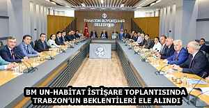 BM UN-HABİTAT İSTİŞARE TOPLANTISINDA TRABZON’UN BEKLENTİLERİ ELE ALINDI