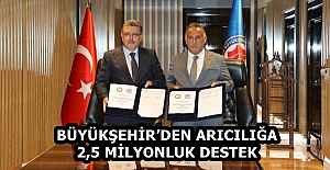 BÜYÜKŞEHİR’DEN ARICILIĞA 2,5 MİLYONLUK DESTEK