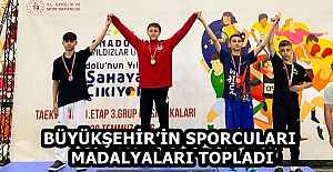 BÜYÜKŞEHİR’İN SPORCULARI MADALYALARI TOPLADI