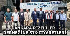 ANKARA RİZELİLER DERNEĞİNE STK ZİYARETLERİ