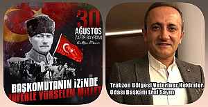 EROL SAYIN 30 AGUSTOS ZAFER BAYRAMI MESAJI