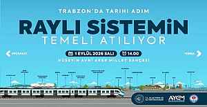 Tarihi gün için geri sayım başladı  RAYLI SİTEMİN TEMELİ AVNİ AKER'DE ATILACAK
