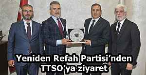 Yeniden Refah Partisi’nden TTSO’ya ziyaret