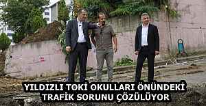 YILDIZLI TOKİ OKULLARI ÖNÜNDEKİ...