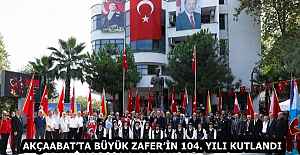 AKÇAABAT’TA BÜYÜK ZAFER’İN 104. YILI KUTLANDI