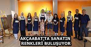 AKÇAABAT’TA SANATIN RENKLERİ BULUŞUYOR