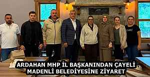 ARDAHAN MHP İL BAŞKANINDAN ÇAYELİ-MADENLİ BELEDİYESİNE ZİYARET