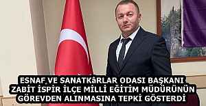 ESNAF VE SANATKâRLAR ODASI BAŞKANI...