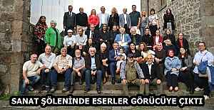 SANAT ŞÖLENİNDE ESERLER GÖRÜCÜYE ÇIKTI