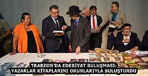TRABZON’DA EDEBİYAT BULUŞMASI: YAZARLAR KİTAPLARINI OKURLARIYLA BULUŞTURDU