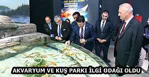 AKVARYUM VE KUŞ PARKI İLGİ ODAĞI OLDU