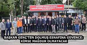 BAŞKAN GENÇTEN DOLMUŞ ESNAFINA...
