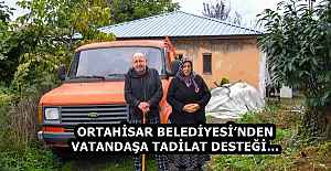 ORTAHİSAR BELEDİYESİNDEN VATANDAŞA...