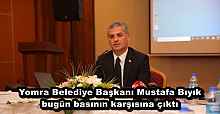 Yomra Belediye Başkanı Mustafa Bıyık  bugün basının karşısına çıktı
