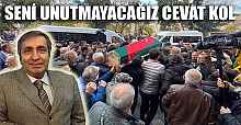 Gazeteci Cevat Kol, son yolculuğuna uğurlandı