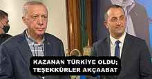 KAZANAN TÜRKİYE OLDU; TEŞEKKÜRLER AKÇAABAT 