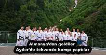 Almanya’dan geldiler, Ayder’de tekvando kampı yaptılar