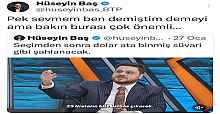Hüseyin Baş, ‘Dolar seçimden sonra 25 lira olacak’ demişti
