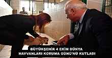 BÜYÜKŞEHİR 4 EKİM DÜNYA HAYVANLARI KORUMA GÜNÜ'NÜ KUTLADI