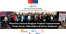 “Neet’ler Pazara Erişiyor Projesi” kapsamında Proje Pazarı Etkinliğine Katılım Sağlandı