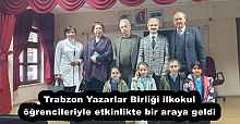 Trabzon Yazarlar Birliği ilkokul öğrencileriyle etkinlikte bir araya geldi