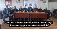 “Kamu Yöneticileri idarenin tarafsızlığı ilkesine uygun hareket etmelidir”