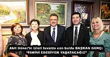 Abit Güner’in izleri tuvalde can buldu BAŞKAN GENÇ: “İSMİNİ EBEDİYEN YAŞATACAĞIZ”