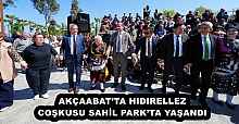 AKÇAABAT’TA HIDIRELLEZ COŞKUSU SAHİL PARK’TA YAŞANDI