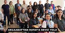 AKÇAABAT'TAN HATAY'A SEVGİ YOLU