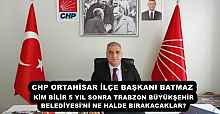 KİM BİLİR 5 YIL SONRA TRABZON BÜYÜKŞEHİR BELEDİYESİ’Nİ NE HALDE BIRAKACAKLAR?