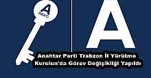 Anahtar Parti Trabzon İl Yürütme Kurulun'da Görev Değişikliği Yapıldı