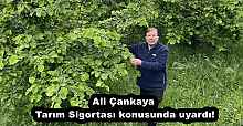 Ali Çankaya, Tarım Sigortası konusunda uyardı!