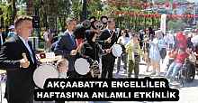 AKÇAABAT’TA ENGELLİLER HAFTASI’NA ANLAMLI ETKİNLİK
