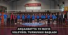 AKÇAABAT’TA 19 MAYIS VOLEYBOL TURNUVASI BAŞLADI
