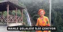 MANLE ŞELALESİ İLGİ ÇEKİYOR