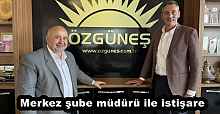 Merkez şube müdürü ile istişare