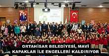 ORTAHİSAR BELEDİYESİ, MAVİ KAPAKLAR İLE ENGELLERİ KALDIRIYOR