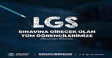 BAŞKAN EKİM'DEN LGS ÖĞRENCİLERİNE BAŞARI MESAJI